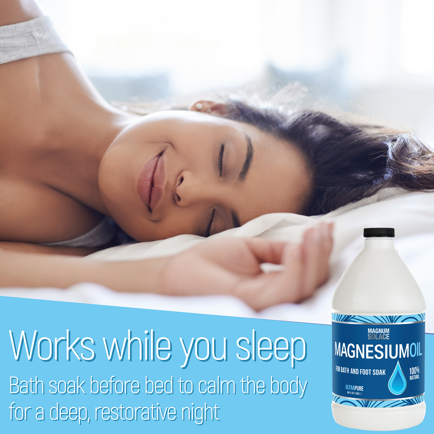Magnesium Oil 64 oz (Half Gallon)