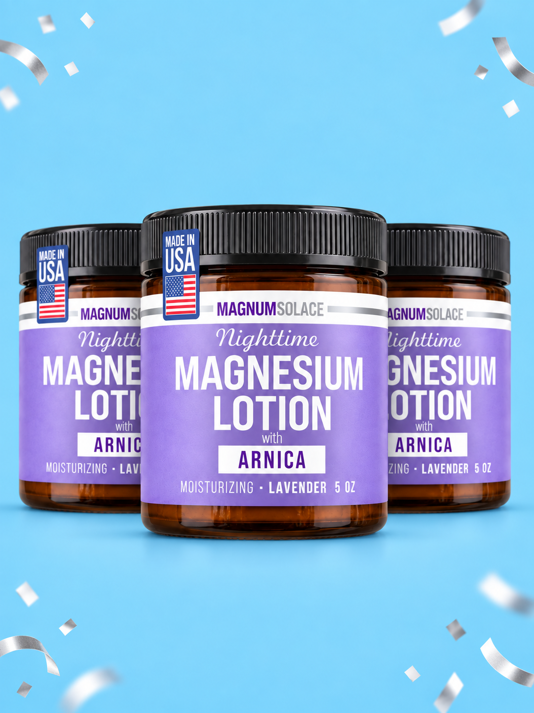 3 Pack - Nighttime Magnesium Lotion with Arnica - 36523328667826