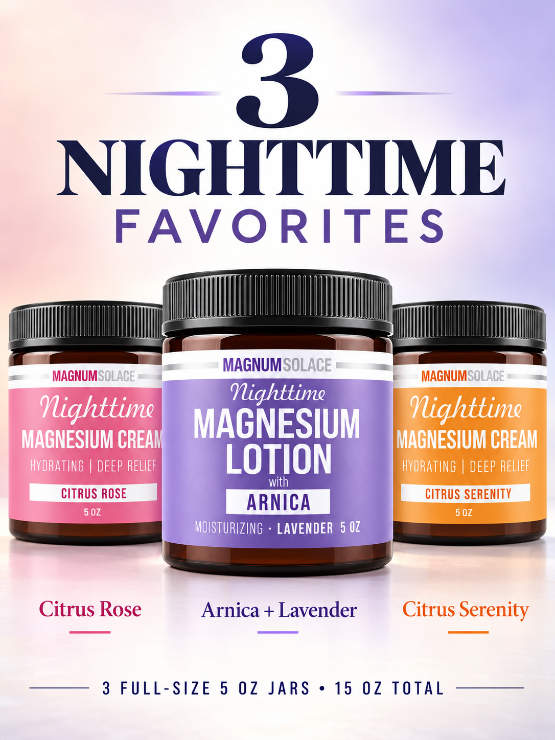 Nighttime Magnesium Body Care Signature Trio - 46177307033778